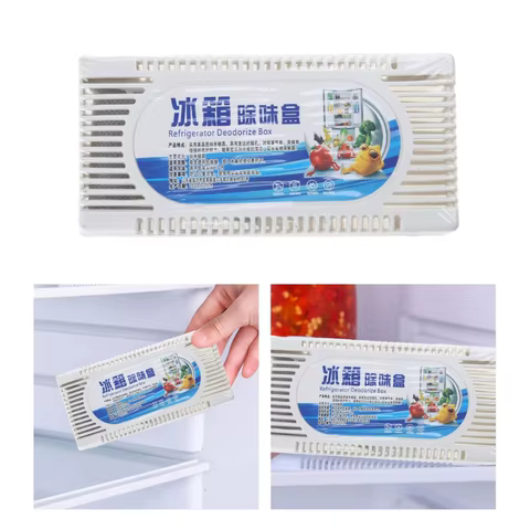 2 Box Refrigerator Air Purifier Bamboo Charcoal Activated Carbon Box Odour Absorber Closet Deodorant Freezer Deodorizer Smell 8 best sales fridge smell - №6