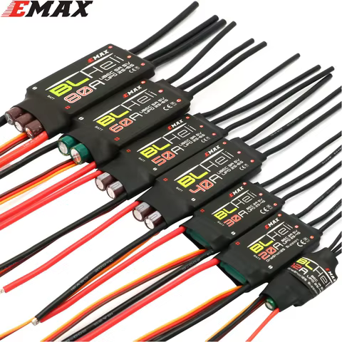 EMAX BLHeli 80A 60A 50A 40A 30A 20A 12A ESC for RC Multirotor Airplane Fixed-Wing FPV Racing Drone QAV250 QAV210 DIY Parts 10 best sales battery emax - №1