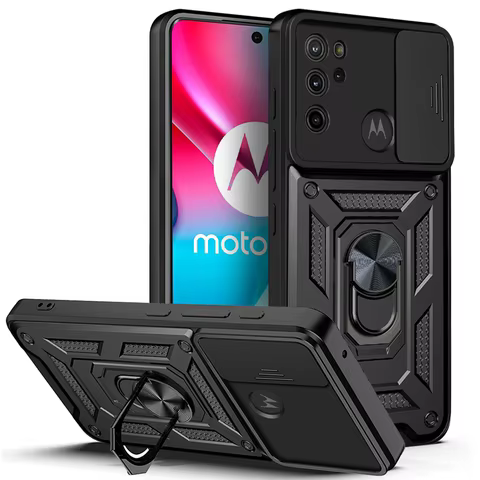 Shockproof Armor Case For Motorola G62 G60S G54 5G Camera Lens Protection Fundas For G9 G04 G24 G10 G14 G24 4G Plus Play Power 8 best sales nokia g10 black case - №1