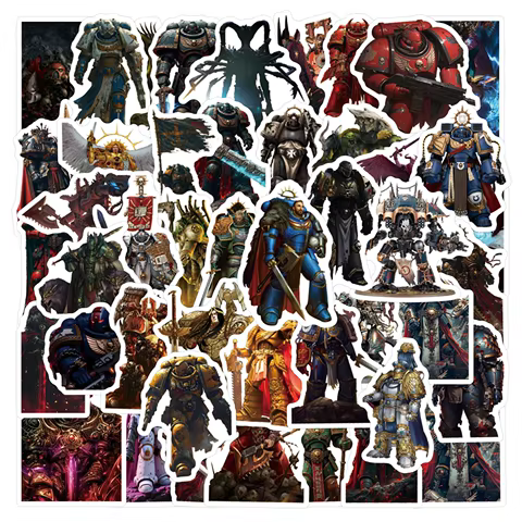 60Pcs Warhammer 40k Stickers for Helmet Water Bottle Laptop Phone Skateboard DIY Notebook Decals 8 best sales warhammer40k - №6