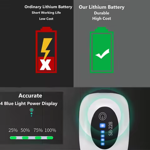 4800mAh Aquarium Oxygen Air Pump Compressor Fish Tank USB Charging Small Portable Exhaust Ultra Silent Indoor Outdoor Fishing 10 best sales aquarium air compressor - №8