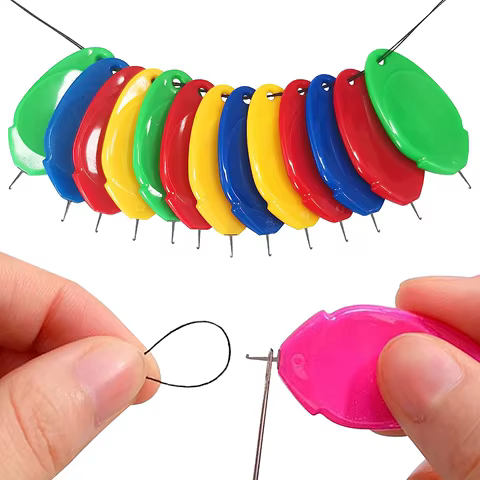 5/10Pcs Easy Automatic Needle Threader Elderly Guide Needlework Accessory DIY Home Hand Machine Sewing Tools 12 best sales sewing machine parts - №2