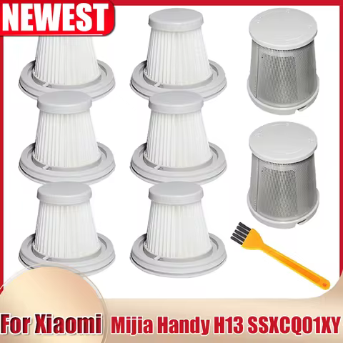 Hepa Filter And cover For Xiaomi Mijia Handy Vacuum Cleaner SSXCQ01XY H13 Spare Parts Home Car Mini Wireless Replacement Parts 8 best sales realme pad - №6