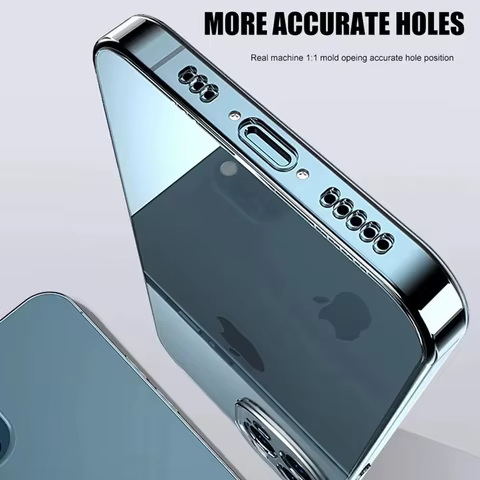 Transparent Soft TPU Silicone Case For iPhone 11 12 13 Mini 14 15 Pro Xs Max X XR 8 7 6 6s Plus SE 2020 2022 Clear Back Cover 8 best sales bateria redmi note 7 - №6