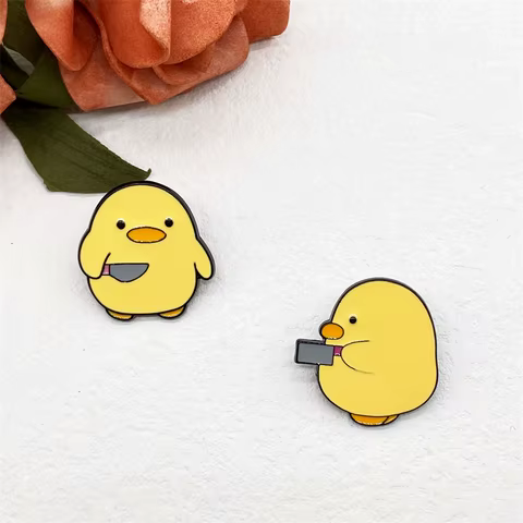 10 best sales duck enamel pin - №7