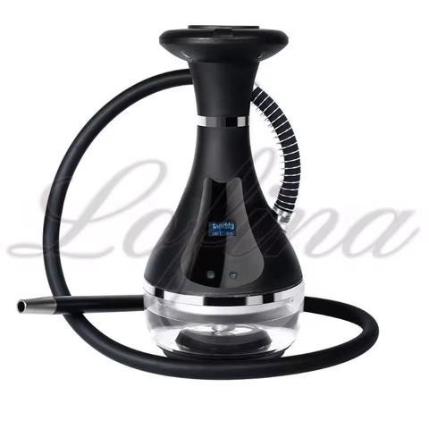 Electric Portable Stainless Steel Acrylic Hookah Set | LED Display & Rechargeable | Premium Hookah with Modern Design 12 best sales electric shisha - №4