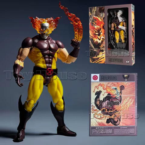 New Ct Toys Hellverine Figure Wolverine Mafex 096 138 X-Men Anime Action Figure Figurine Statue Model Customized Toys Kids Gifts 6 best sales x men statue - №3