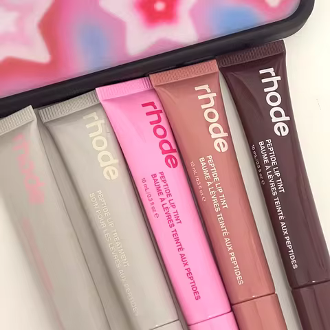 Rhode Lip Balm Lip Gloss Long-lasting Moisturizing Liquid Lipstick Toast Vanilla Espresso Raspberry Jelly Transparent Lip Glaze 12 best sales thermal cap - №11