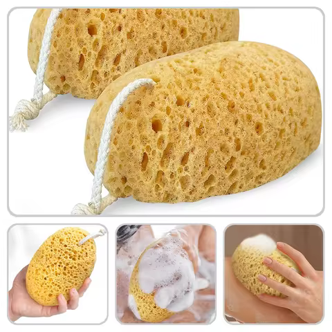1PCS ponge Body Shower Bath Sponges Foam Loofah Scrubber Exfoliating African Net Scrubbing Wash Women Pouf Brush Puff Soothing 12 best sales net sponge - №7