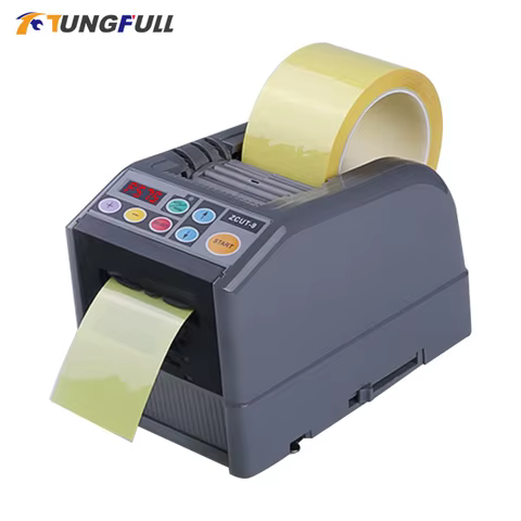 Automatic Tape Dispenser Electric 110V 220V Adhesive Tape Cutting Machine Double Sided Cutter Packing Machine Adhesive Slitting 10 best sales automatic tape dispenser - №9