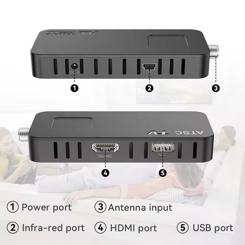 For Europe H.265 DVB-T2&C TV Decoder Dolby HD 1080P Mini TV Tuner HEVC 10Bit U8mini Digital Terrestrial Receiver Support WiFi 8 best sales android tv isdb t - №1