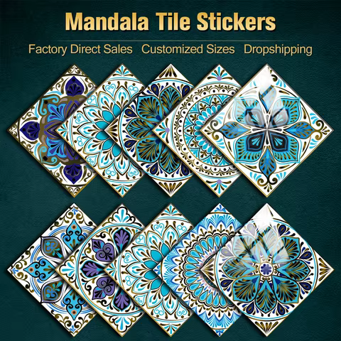 8 best sales mandala wall sticker - №2