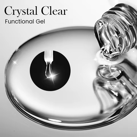 BORN PRETTY 10ml Base Gel Top Coat Rubber Gel Reinforcement Gel for Nails Tools Soak Off UV LED Nail Varnish Function Gel 10 best sales glimmer - №1