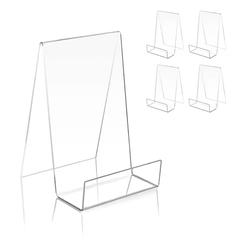 Comic Book Display Acrylic Book Display Holder Comic Book Frame Clear Laptop Stand Magazine Display Stand 8 best sales acrylic magazine holder - №3