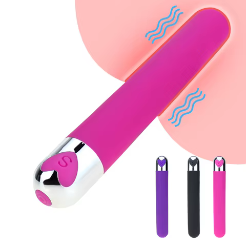 Sex Bullet Vibrator Clitoris and G-Spot Nipple Stimulator Vibrate Massager Vibe Orgasm Vagina Dildo for Travel USB Rechargeable 8 best sales dildo small - №8