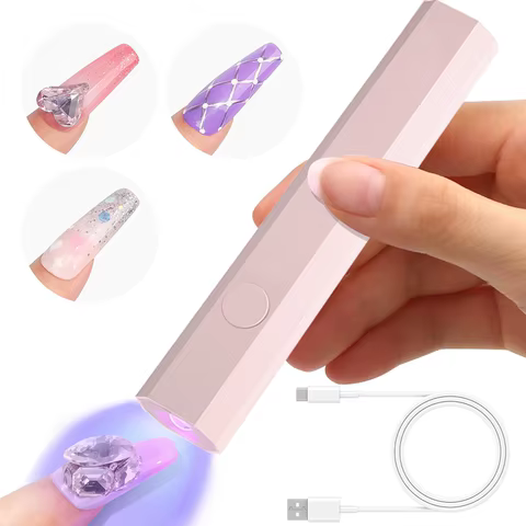 YIKOOLIN Portable Nail Dryer UV Led Lamp for Curing All Gel Polish USB Professional Quick Dry Manicure Machine Nail Art Tools 10 best sales gel lamp - №4