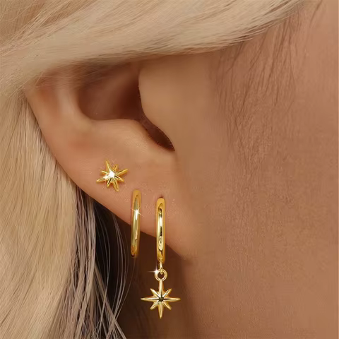 6 best sales stretch earrings - №4