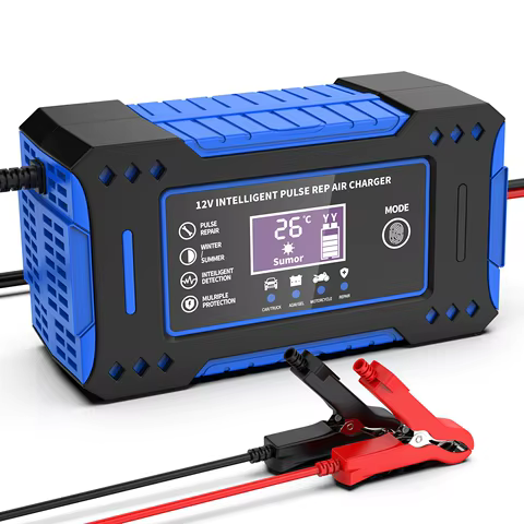 8 best sales smart car battery charger - №1