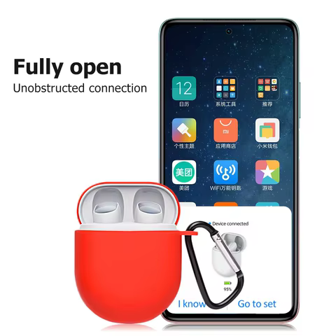 Case for Xiaomi Redmi Buds 3 Pro 3Pro Case Soft Silicone Cover for Redmi Buds3 Pro Case With Hook Wireless Earphone Funda Coque 12 best sales redmi buds 3 case - №1