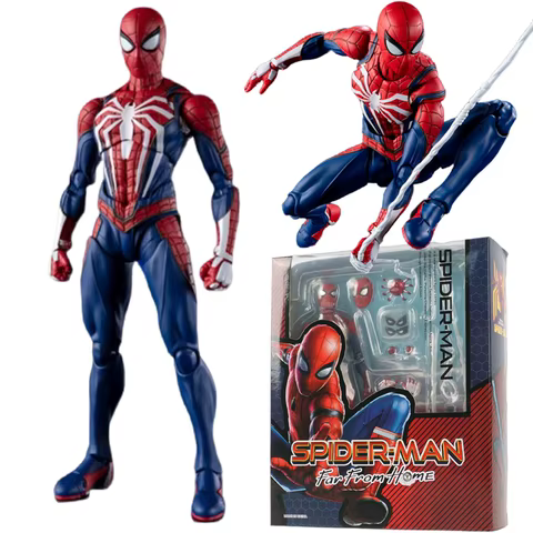 SHFiguarts Spider Man Figuarts PS4 Game Version SHF Peter Parker Simple style Heroic action Action Figure Model Toys Gift 10 best sales sh figuarts bootleg - №6