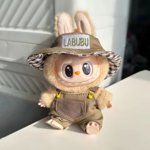 For 17cm Labubu v2 Doll Clothes Fashion Clothes Hoodies Doll Clothes Color Match Hoodies Dolls Accessories 12 best sales doll hoodie - №8