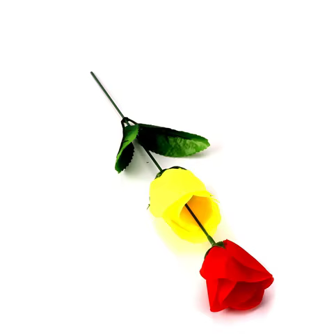 Discoloration Roses (Red Change Yellow) Rose Magic Tricks Change Valentine 'S Day Color Roses Flower Magic Trick Fun Toys 10 best sales rose magic - №7