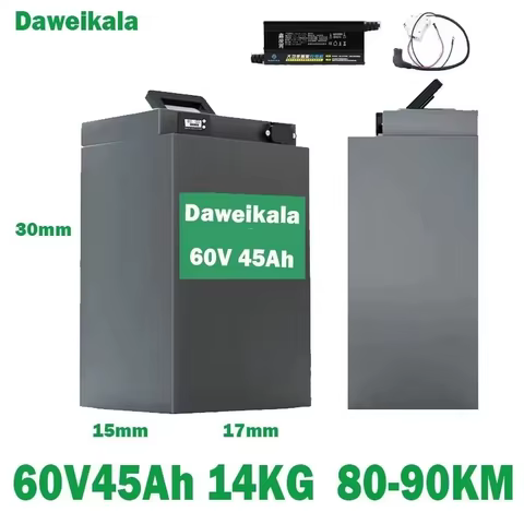 10 best sales 60v 45ah battery - №7