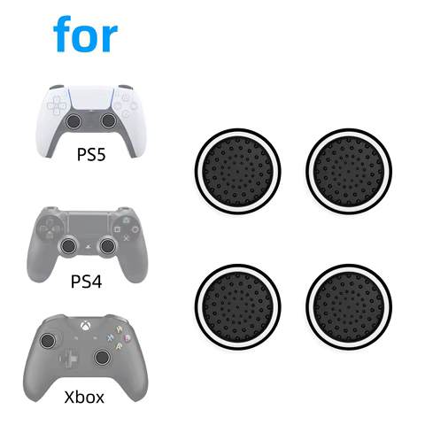 4pcs Analog Joystick Luminous Thumb Stick Grip Caps Case for PS5 PS4 Xbox 360 One Series X Switch Pro Controller Cover Accessory 10 best sales xbox series x controller parts - №3