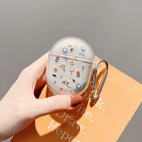 Cute Flower Astronaut Soft Silicone Earphone Case Headphone Shell For Xiaomi Redmi Buds 3 Pro TWS Cases AirDots 3 Pro Capa Funda 12 best sales redmi buds 3 case - №4