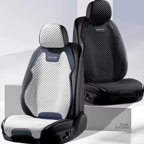 Ice Silk Car Seat Cushion Ventilation Comfortable, Durable Four Seasons Universal Split Single Car Front Seat Cover 10 best sales car seat covers for mitsubishi colt - №6