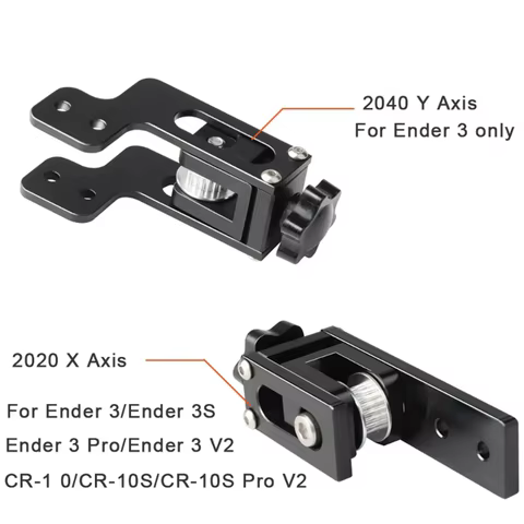Ender 3 Upgrade 2020 Profile X-axis 2040 Y-axis Synchronous Belt Stretch Straighten Tensioner for Creality CR-10 3D Printer Part 10 best sales belt tensioner - №9