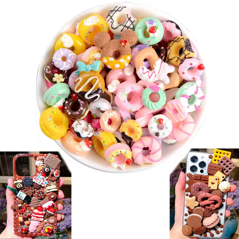 Kawaii Cake Resin Figure Diy Jewelry Crafts Cabochon Flatback Scrapbook Embellishments Miniatures Ornaments Figuras Decorativas 10 best sales resin cupcake - №9