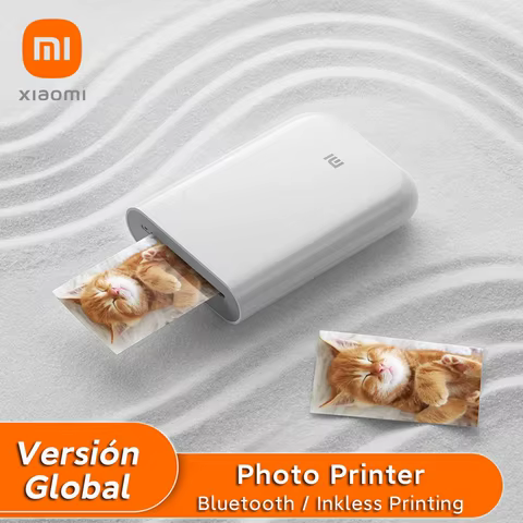 Xiaomi Mi Portable Photo Printer Bluetooth 5.0 Thermal Label Printer Multifunction Mijia AR Pocket Printer for Smartphone Tablet 10 best sales qin 1s 4g - №7