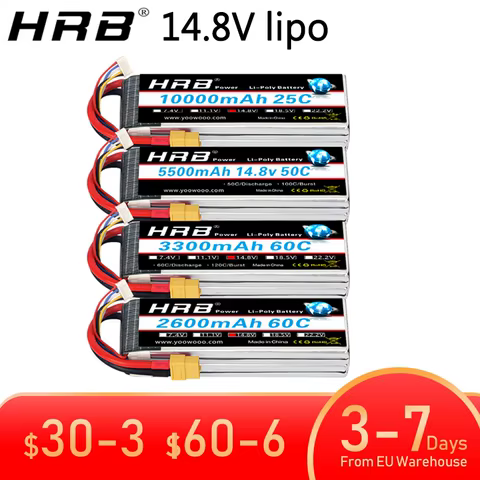 8 best sales hrb lipo rc battery - №3