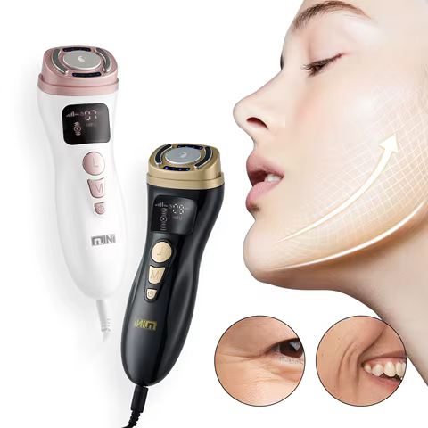 Mini HIFU Machine Ultrasonic RF EMS HIFU Facial Lifting Skin Tightening Device Face Chin Neck Eye Anti Wrinkle Massager Home Use 6 best sales radio frequency face - №6
