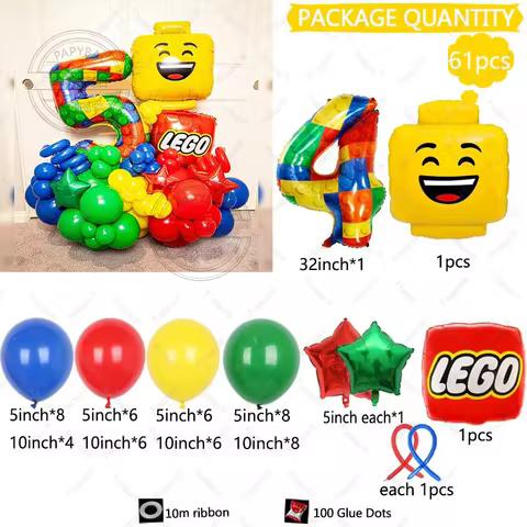 12 best sales lego birthday decorations - №3