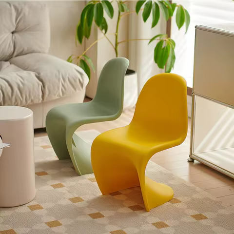 Celebrity Dining Tables and Chairs, Nordic Dining Chairs, Designers Can Stack Chairs, Backrests, Makeup Stool Trending Design 10 best sales chair for dining room - №8