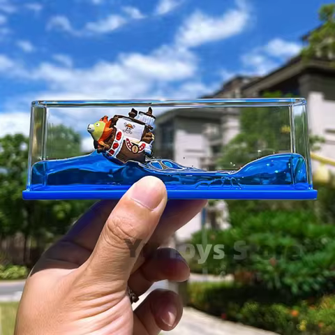 One Piece 3d Ship Fluid Drift Bottle Thousand Sunny Ship Going Merry Boat One Piece Floating Boat Ornament Decompression Gift 10 best sales one piece barco - №6