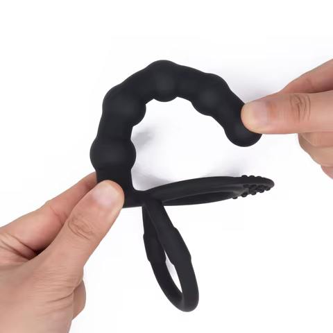 8 best sales beaded strap on dildo - №7