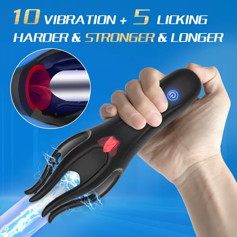 Glans Trainer for Men Powerful Vibrating Penis G Spot Masturbator Soft Fingertip Prolong Endurance Massage Vibrator Erotic Toys 8 best sales thrusting penis - №4