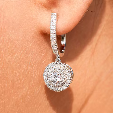 8 best sales earrings glitter - №5