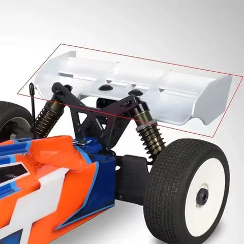 RC Car 1:8 Off Road Buggy Wing Body Spoiler for 1/8 Scale Models Remote Control Truggy Trx Losi HSP Himoto HPI Kyosho ARRMA 10 best sales traxxas body - №4