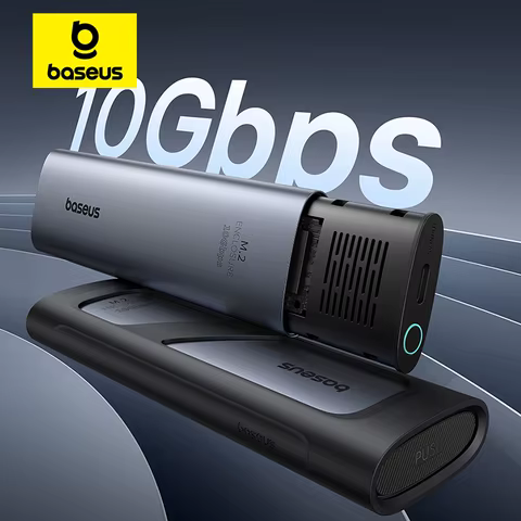 【New Sale】Baseus M2 SSD Enclosure Case 10Gbps NVMe Protocol M.2 to USB Type C 3.2 Gen2 8TB Metal External Adapter NVME SSD Case 12 best sales m.2 dock - №7