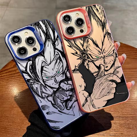 Comics Saiyan Phone Case For D-Dragons Balls iPhone 16 15 14 13 12 11 mini Pro Max X XR XSMAX 8 7 Plus Anti Fall Matte Cover 6 best sales g shock dragon ball - №2