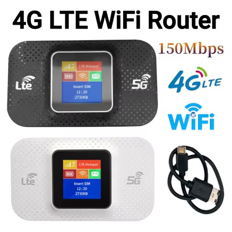 4G LTE Router 150Mbps Portable WiFi Repeater 3650mAh Unlocked Pocket Wireless Router With Sim Card Slot Outdoor Mobile Hotspot 12 best sales 4g lte router with outdoor antenna - №6
