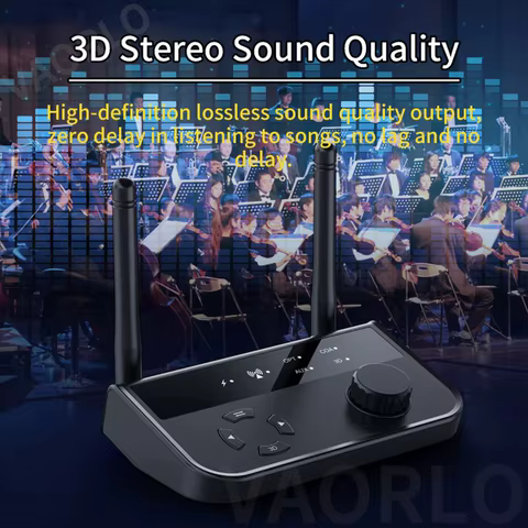 3D Stereo Bluetooth 5.3 Audio Receiver Optical/Coaxial/3.5mm AUX Analog Digital Signal Output Wirelss Adapter For Car Speaker 10 best sales usb type c wireless adapter - №2