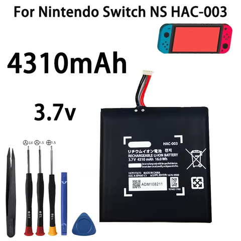 New Genuine HAC-003 HAC003 Rechargeable Battery For HAC 003 NS Switch Game Console HAC-001 4310mAh Batteries 10 best sales battery emax - №4