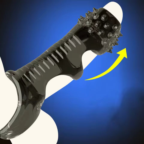 Cock Ring For Men Spike Cock Sex toys For Men Penian Rings Adult Supplies Delayed Ejaculation Linen Nozzle Sleeve For Penis 8 best sales spiked penis ring - №1