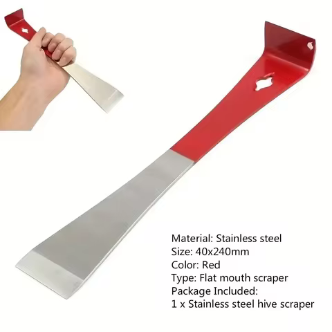 Even Size Beekeeping Cutting Tools Honeycomb Knife Export Utility Separator Multifunctional Bee Tool Stainless Steel Scraper 12 best sales beekeeper tools - №5