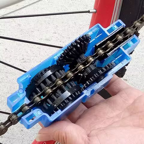 Portable Bicycle Chain Cleaner Bike Brushes Scrubber Wash Tool Mountain Cycling Cleaning Kit Outdoor Accessory 12 best sales tiff necklace - №10